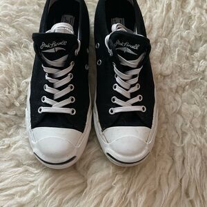 Women's Black Canvas Sneakers